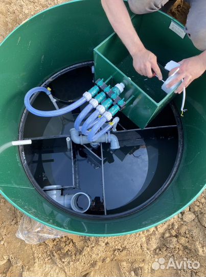 Септик под ключ.Евролос про/эко/Топас/ монтаж