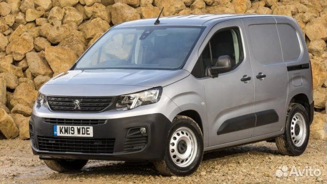 Рейлинги продольные Peugeot Partner 2019- EUR черн