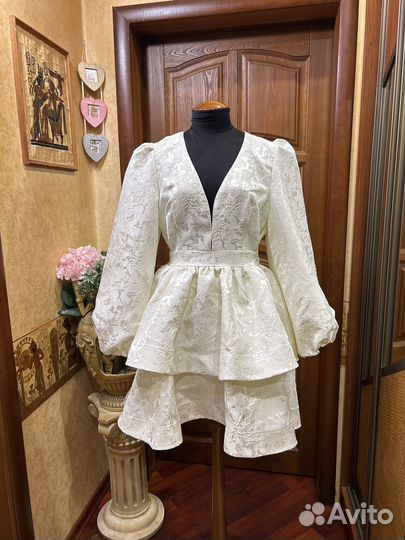 Платье вечернее жаккард