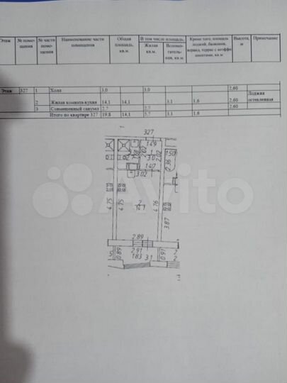 Квартира-студия, 19,8 м², 6/18 эт.