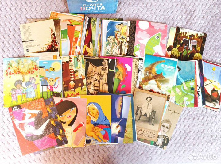 Открытки из набора C-arts проект более 200 штук
