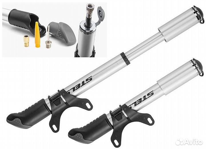 Насос М22-02 ручной телескоп. алюм. 320091