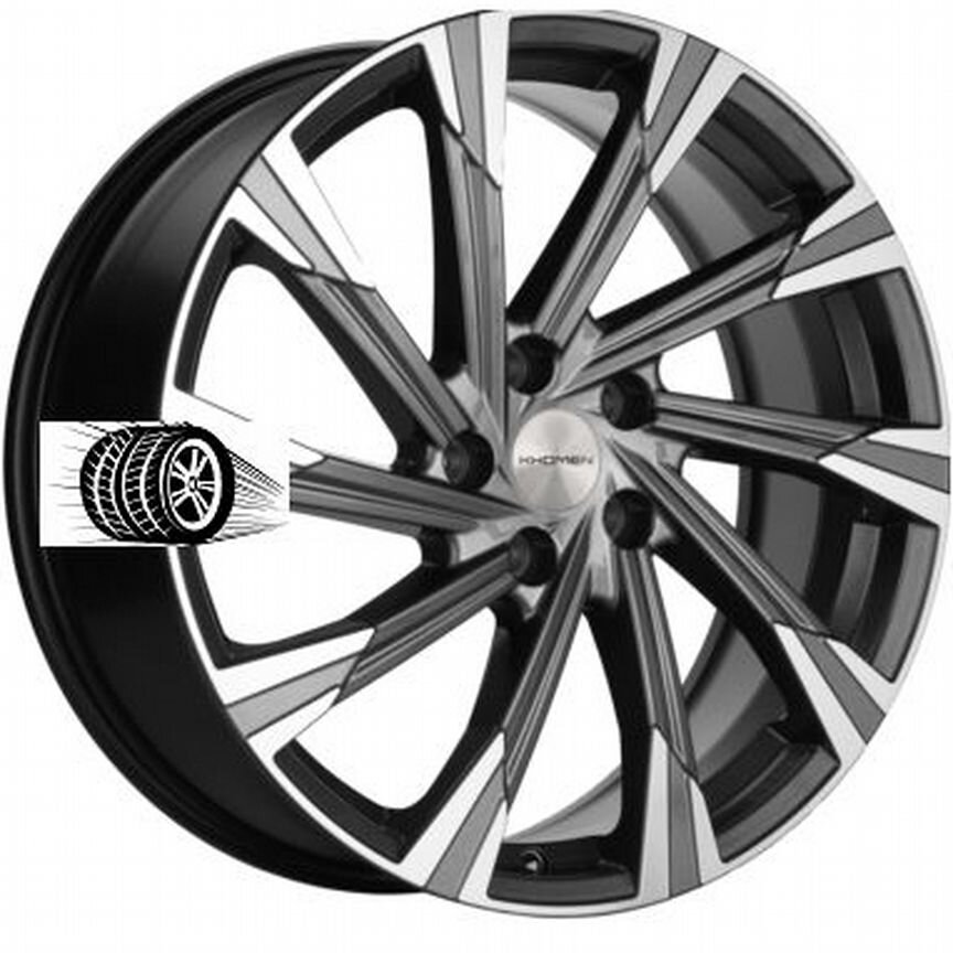 Литые диски Khomen Wheels 7.5×R19 5×108