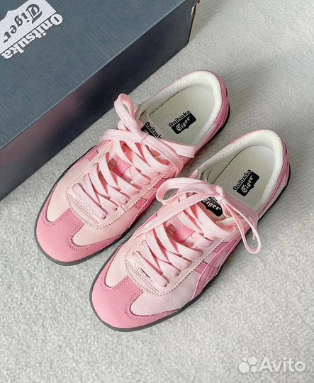 Asics Onitsuka Tiger Tokuten pink кеды розовые