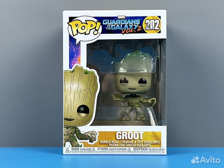 Funko Pop 202 Groot Guardians Of The Galaxy Marvel