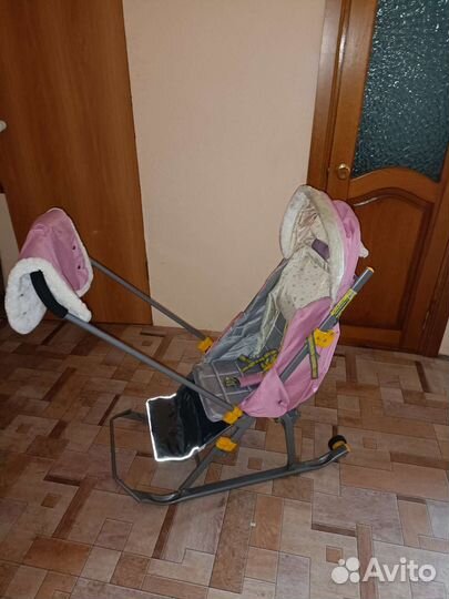 Детские санки коляска