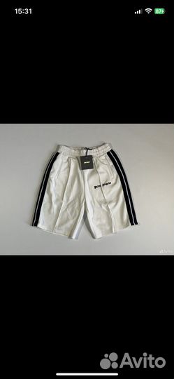 Шорты palm angels белые