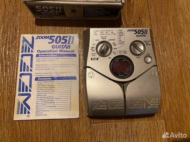 Zoom 505II Гитарный процессор