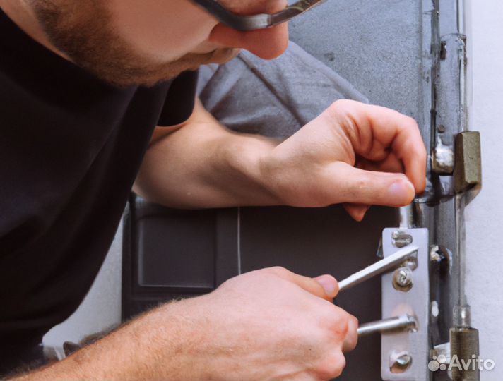 Вскрытие дверей с сохранением замка