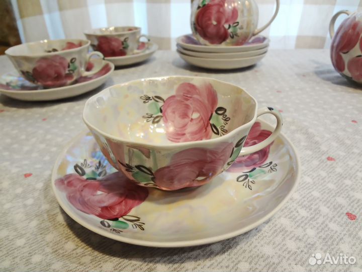 Чайный сервиз Агашки Дулево СССР