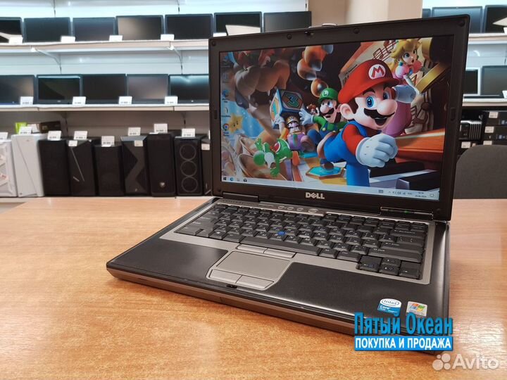 Ноутбук Dell 14, CoreDuo T2300, RAM 4Gb, SSD