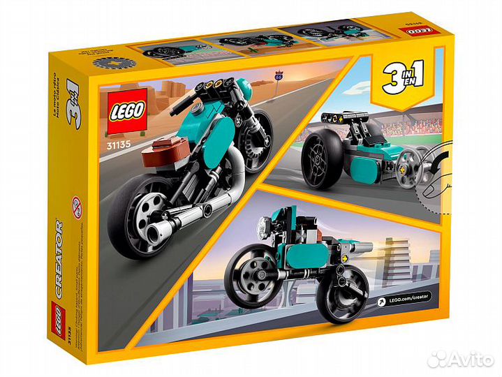 Конструктор Лего lego Creator 31135 Винтажный мото