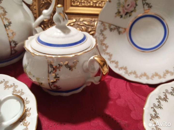 Винтаж. Сервиз чайный. czecho. Чехословакия