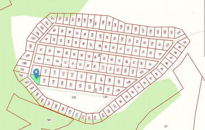 Участок 17,6 сот. (СНТ, ДНП)