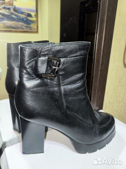 Полусапожки натуральная кожа 40