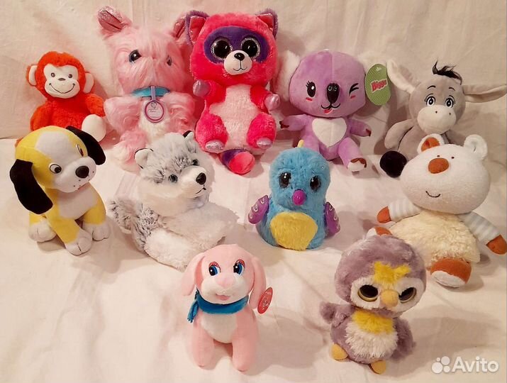 Angry Birds(больш.) и др.элитные мягкие игрушки