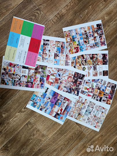 Набор наклеек карта желаний