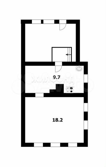 Дом 29,2 м² на участке 5,3 сот.