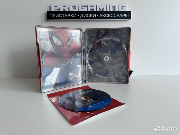 Spider-man Steelbook диск для Sony PS4