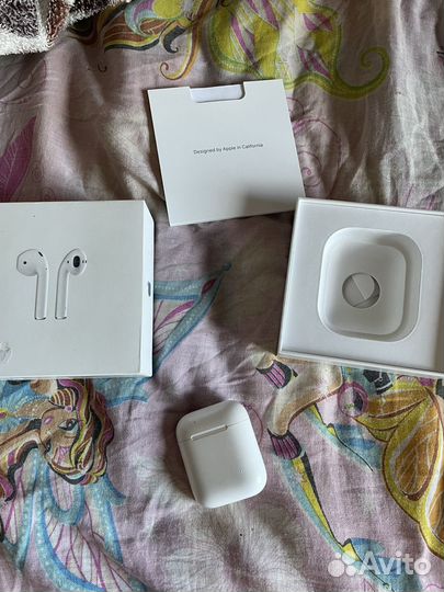 Беспроводные наушники apple airpods 2