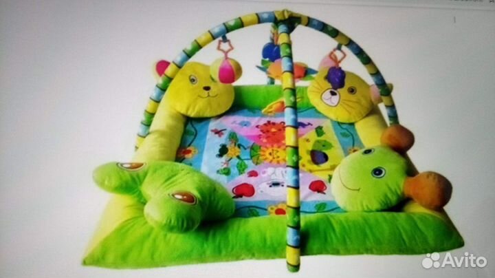 Коврик развивающий с подушками