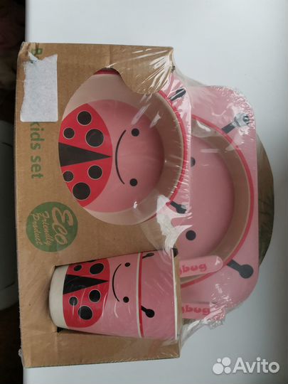 Продам детскую посуду из бамбука