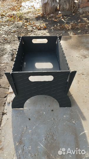 Подарочный разборный мангал,4мм.рефленка