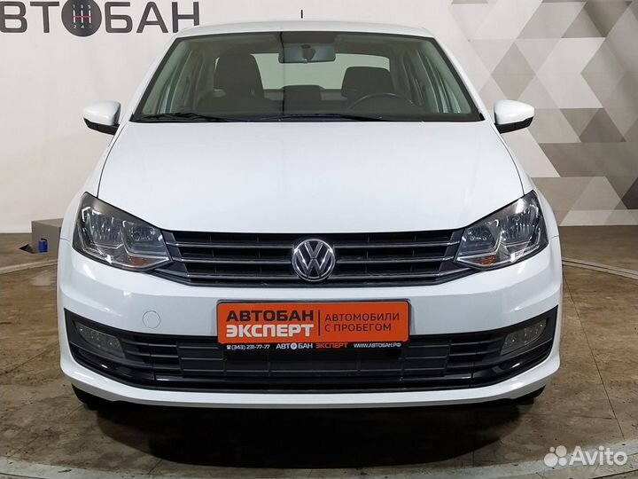 Volkswagen Polo 1.6 AT, 2018, 55 593 км