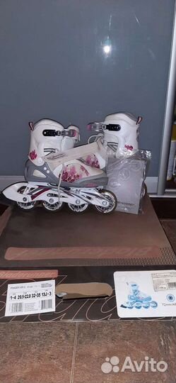 Раздвижные ролики Bladrunner 33-35 размер