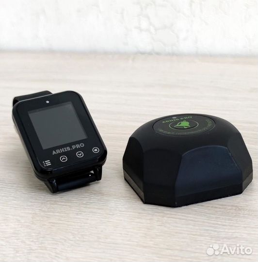 Кнопка вызова официанта модель Бургер и часы Элит