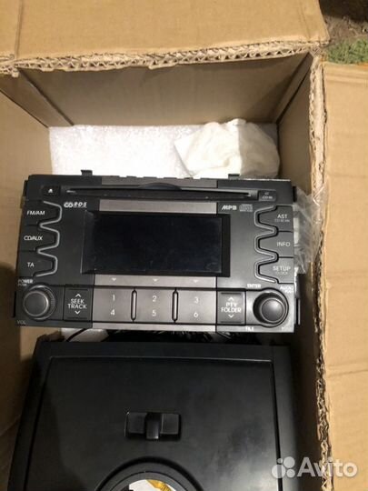 Штатная магнитола с рамкой Kia soul