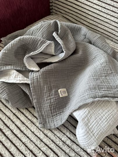 Детский плед муслиновый