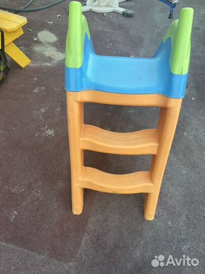 Детская горка пластиковая бу