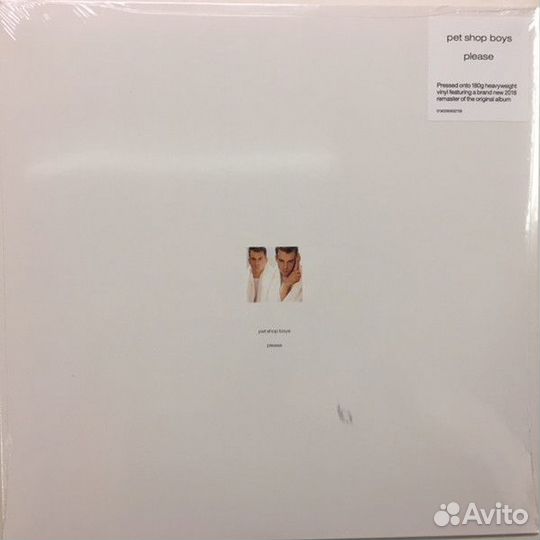 Виниловая пластинка PLG Pet Shop Boys Please (180