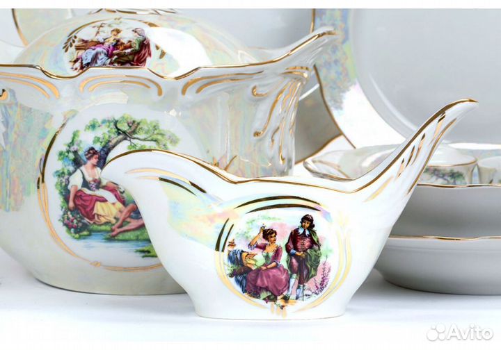 Сервиз столовый фарфоровый 35 предметов