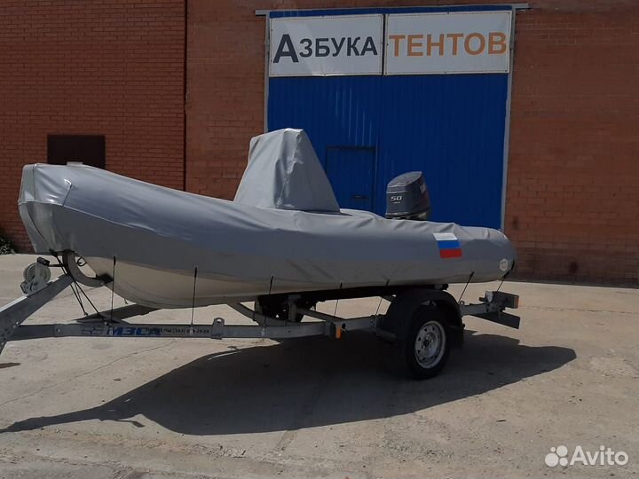 Пошив тентов транспортировочных на лодку, катер