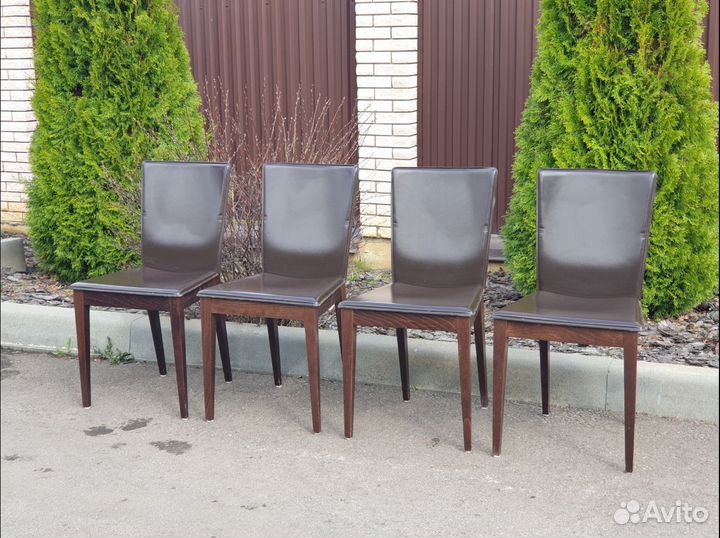 Cтулья кожа Made in Italy