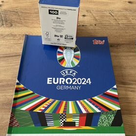 Полный сет Наклейки Topps Euro 2024