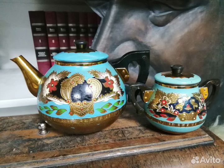 Заварочный чайник и сахарница СССР
