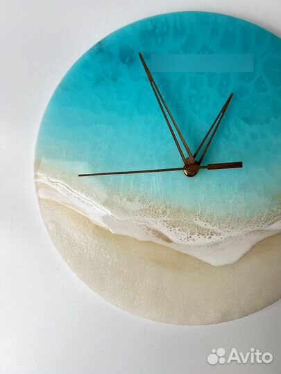Часы интерьерные из эпоксидной смолы
