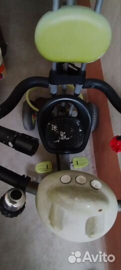 Детский велосипед трехколесный с ручкой бу