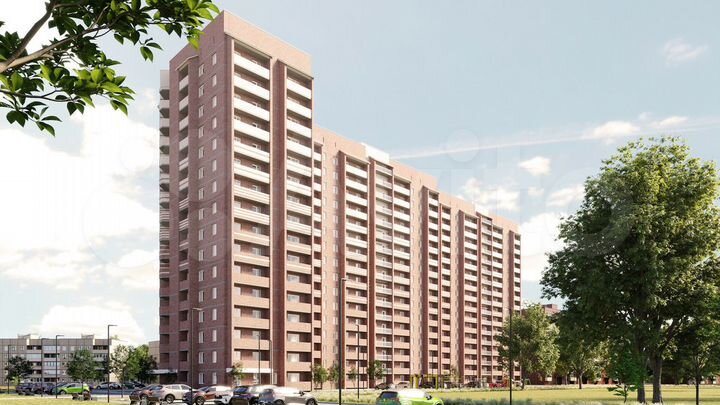 2-к. квартира, 56,5 м², 15/16 эт.