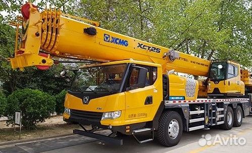 Аренда и услуги автокрана, 25 т, 41 м, с гуськом 8 м