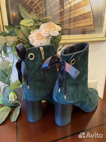 Ботильоны натуральная замша новые женские