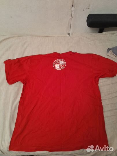 Футболка мужская красная