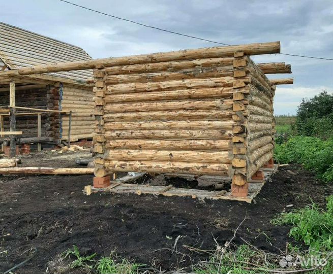 Сруб для бани 3х3, 3х5 из хвои