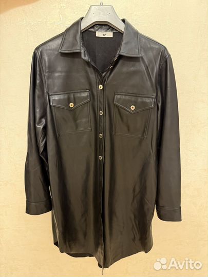 Кожаное платье