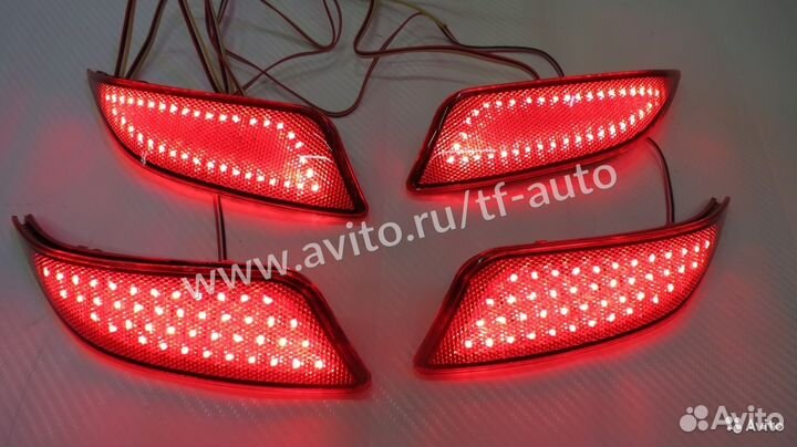 Светодиодные отражатели на Камри 2015-2016