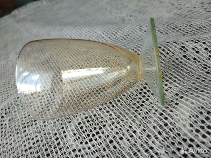 Фужеры цветное стекло,хрусталь СССР