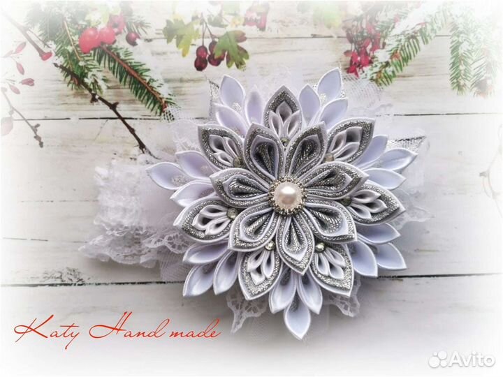 Ободок снежинка